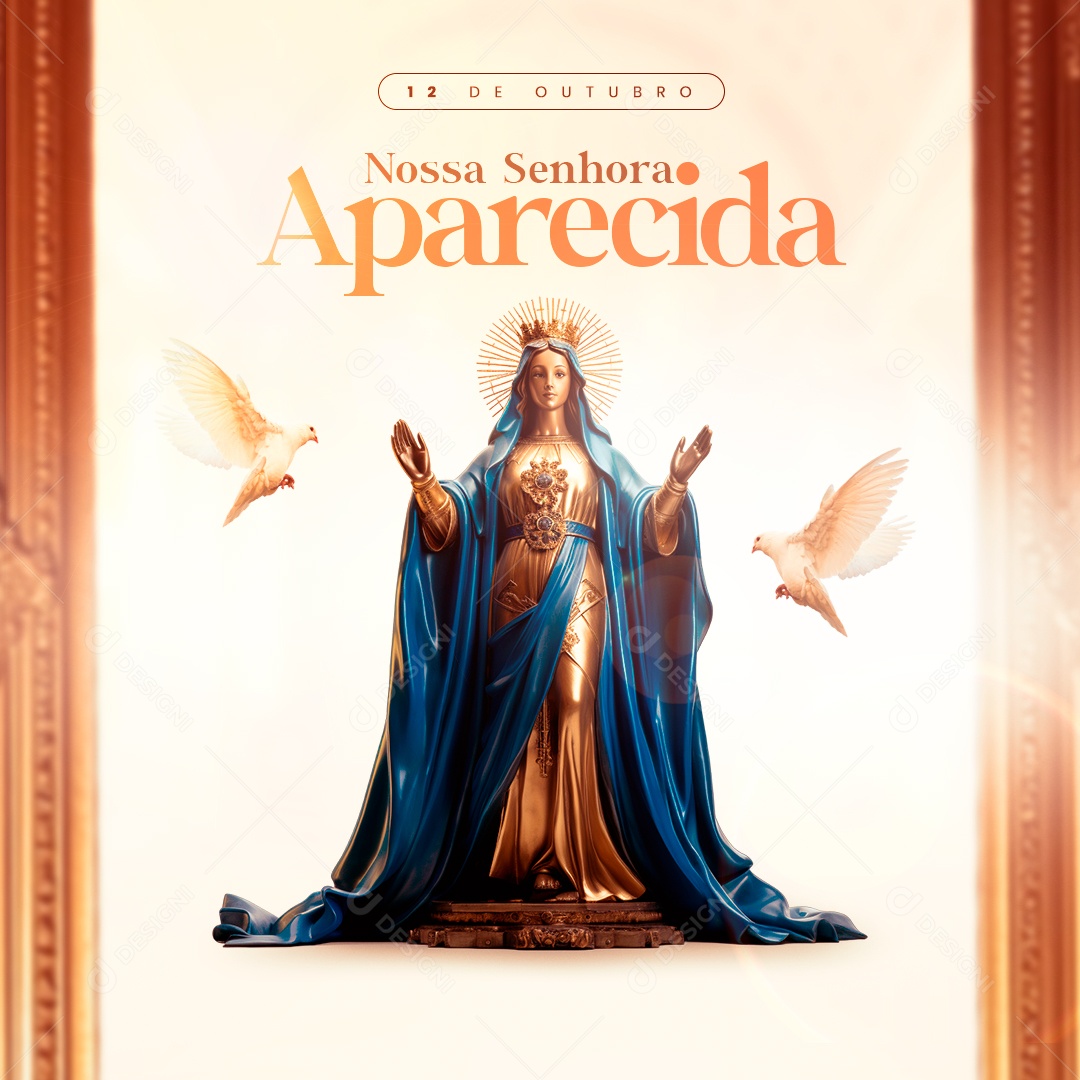 Social Media 12 De Outubro Nossa Senhora Aparecida PSD Editável