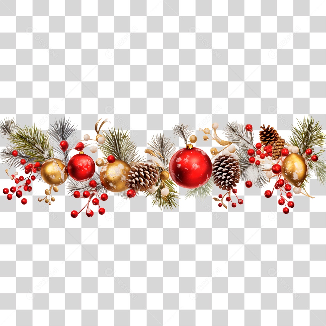 Enfeite de Natal PNG Transparente