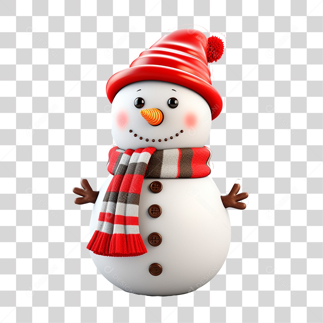 Snowman for Christmas Ornament Transparent PNG