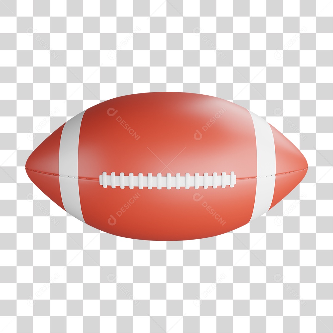 Bola de Futebol Americano PNG Transparente