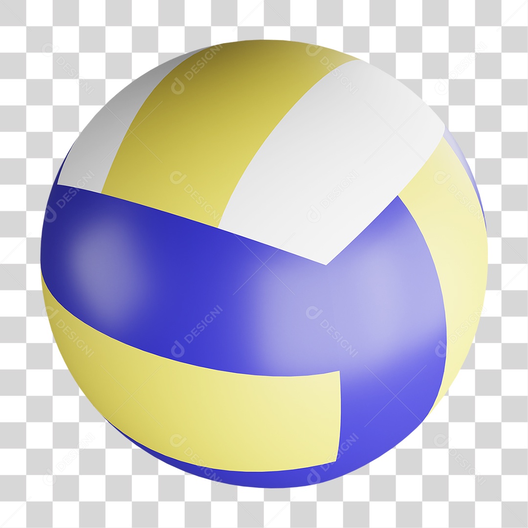 Bola de Vôlei PNG Transparente