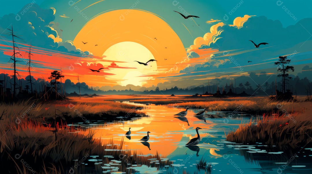 Dia Mundial das Zonas Húmidas, 2 de Fevereiro IA Generativa.