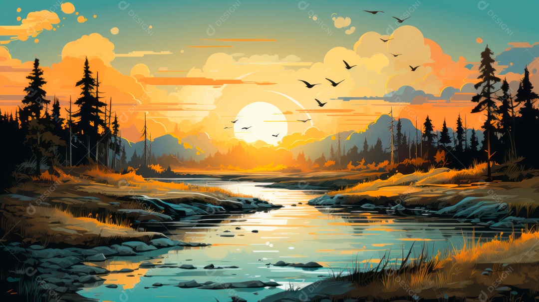 Dia Mundial das Zonas Húmidas, 2 de Fevereiro IA Generativa.