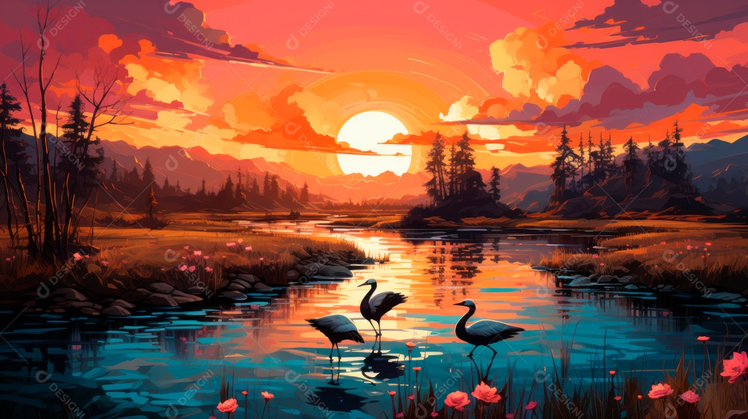 Dia Mundial das Zonas Húmidas, 2 de Fevereiro IA Generativa.