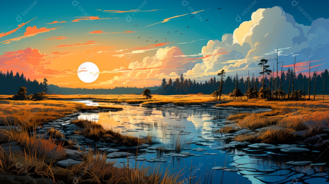 Dia Mundial das Zonas Húmidas, 2 de Fevereiro IA Generativa.