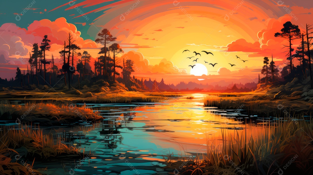 Dia Mundial das Zonas Húmidas, 2 de Fevereiro IA Generativa.