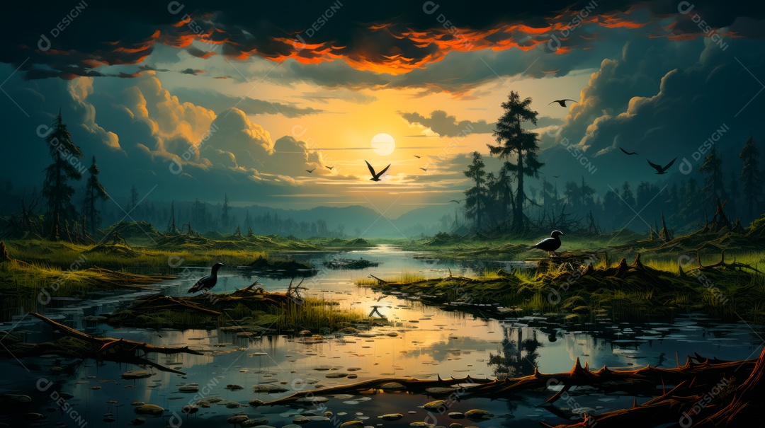 Dia Mundial das Zonas Húmidas, 2 de Fevereiro IA Generativa.