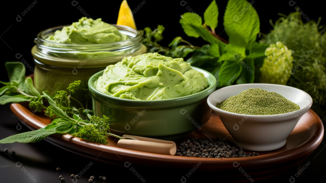 Copo de chá sobre uma mesa.