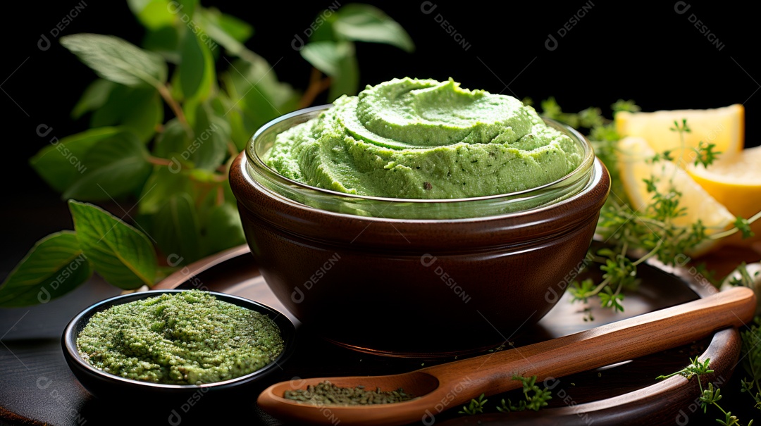 Copo de chá sobre uma mesa.