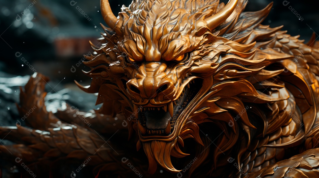 Dragão Ano Novo Chinês, 10 de fevereiro, IA generativa.