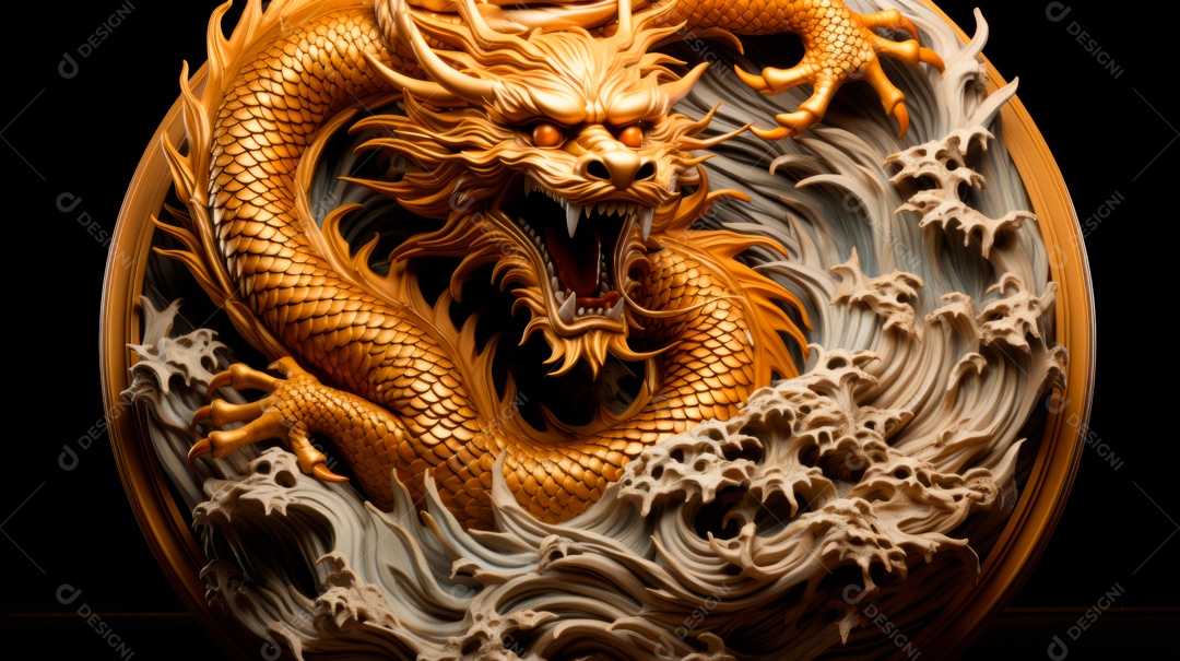 Dragão Ano Novo Chinês, 10 de fevereiro, IA generativa.