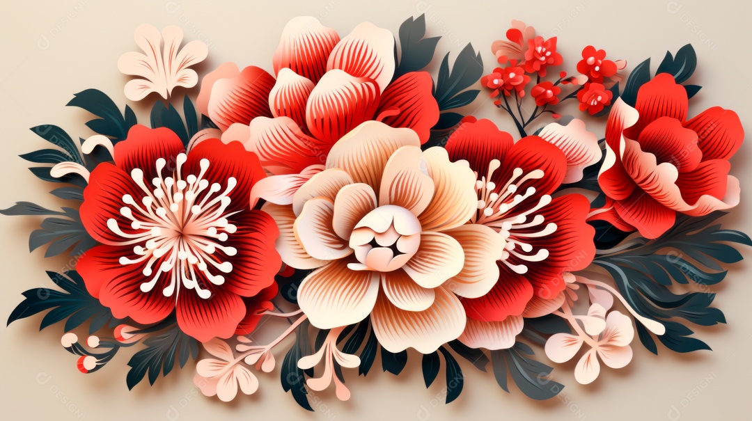 Ano Novo Chinês, 10 de fevereiro, estilo de corte de papel, vetor.