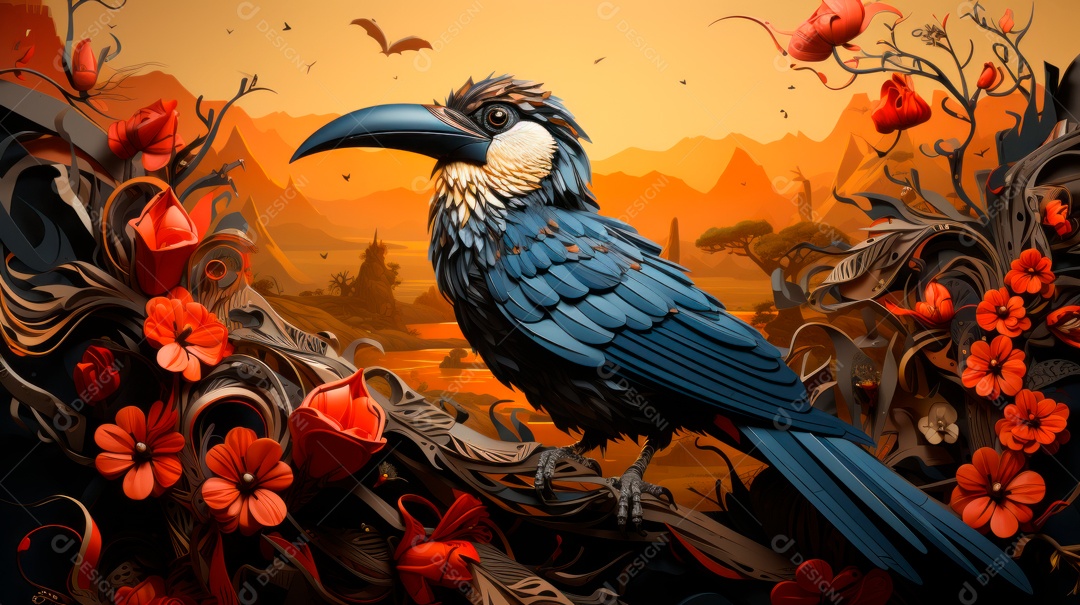 Dia do amor do calau, 13 de fevereiro IA generativa.