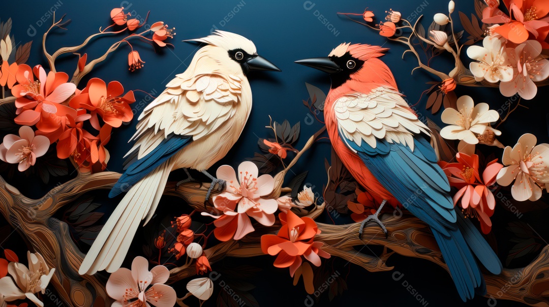 Ano Novo Chinês, 10 de fevereiro, estilo de corte de papel, vetor.