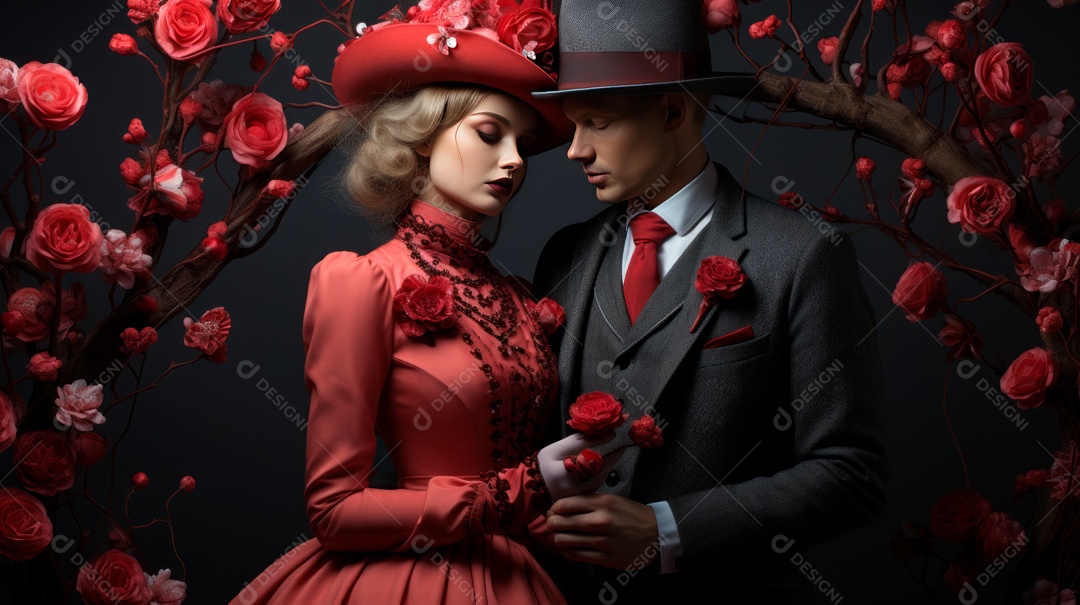 Lindo casal apaixonados.