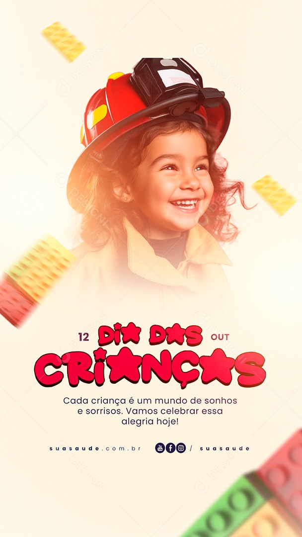Story Dia Das Crianças 12 de Outubro Social Media PSD Editável