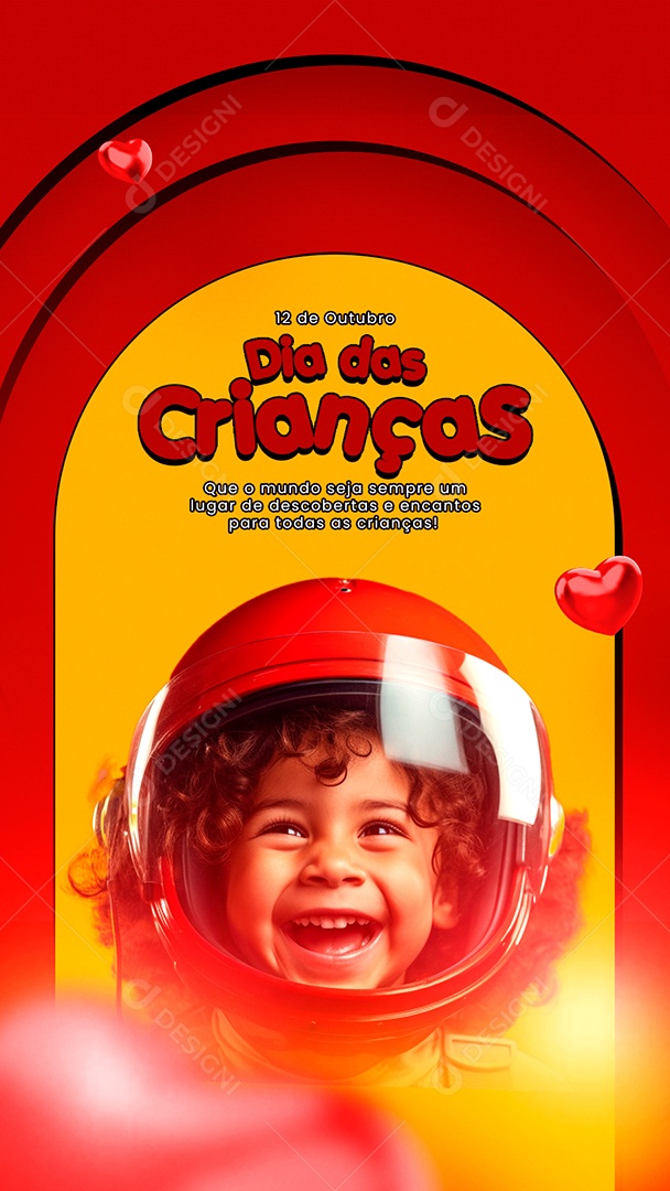 Story Dia Das Crianças 12 de Outubro Social Media PSD Editável