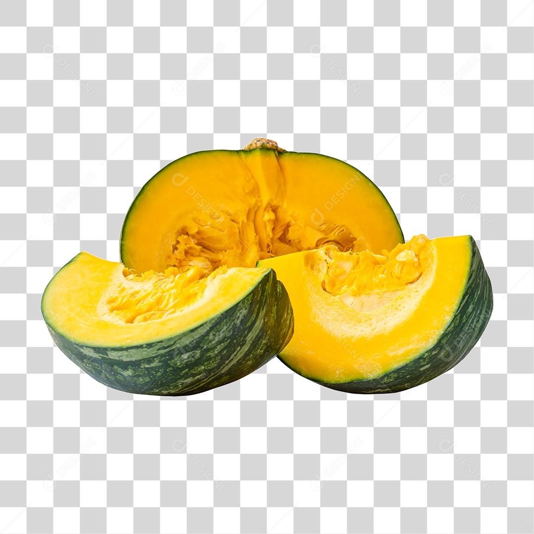 Abóbora Madura PNG Transparente