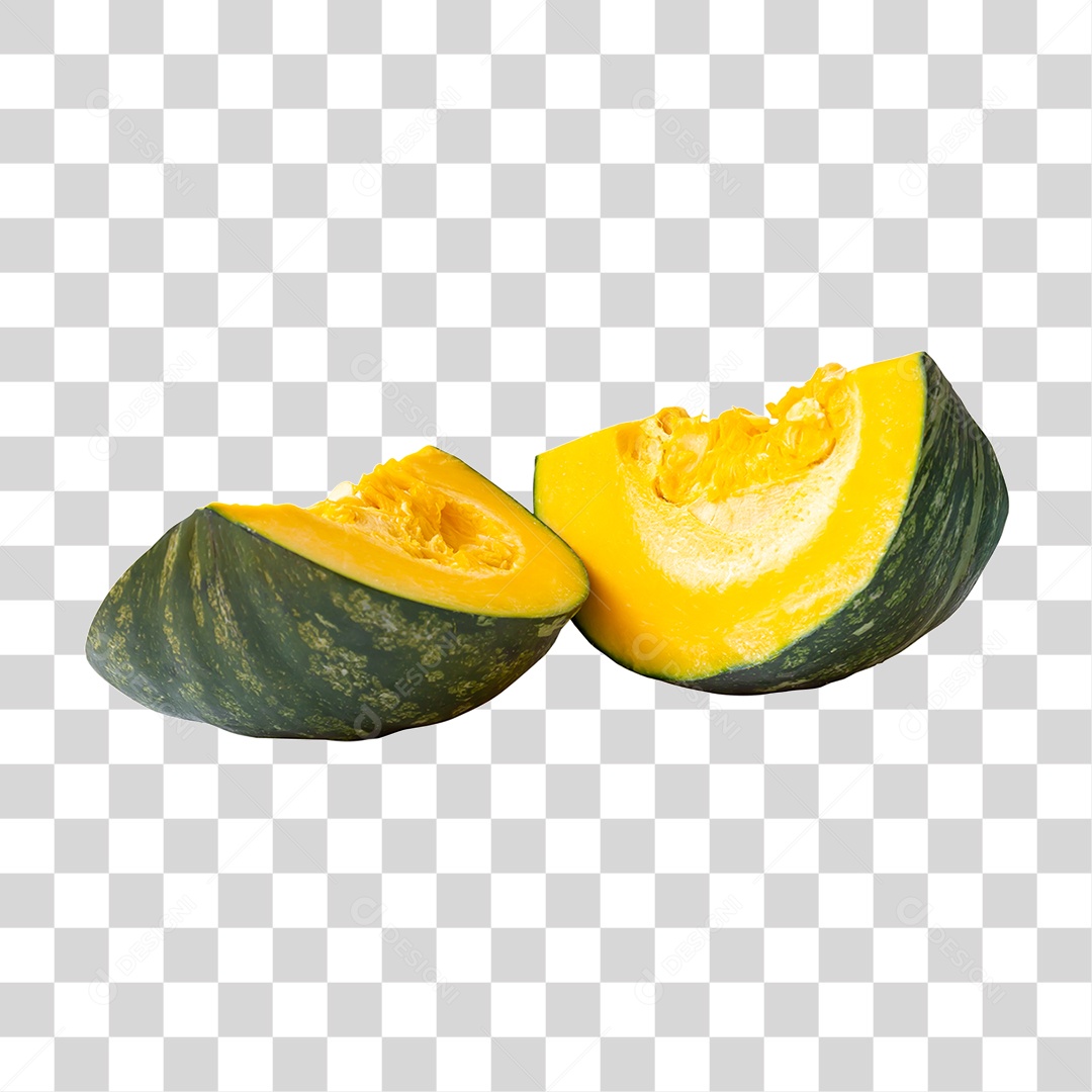 Abóbora Madura PNG Transparente