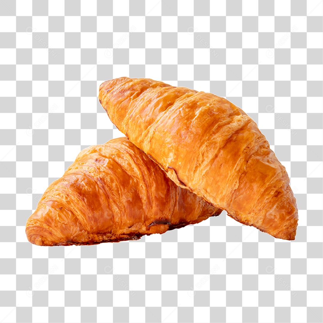 Croissant Assado PNG Transparente