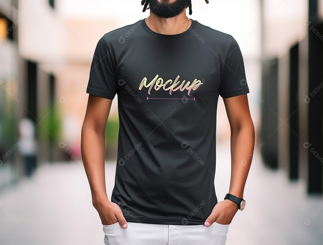 Mockup de Camiseta PSD Editável