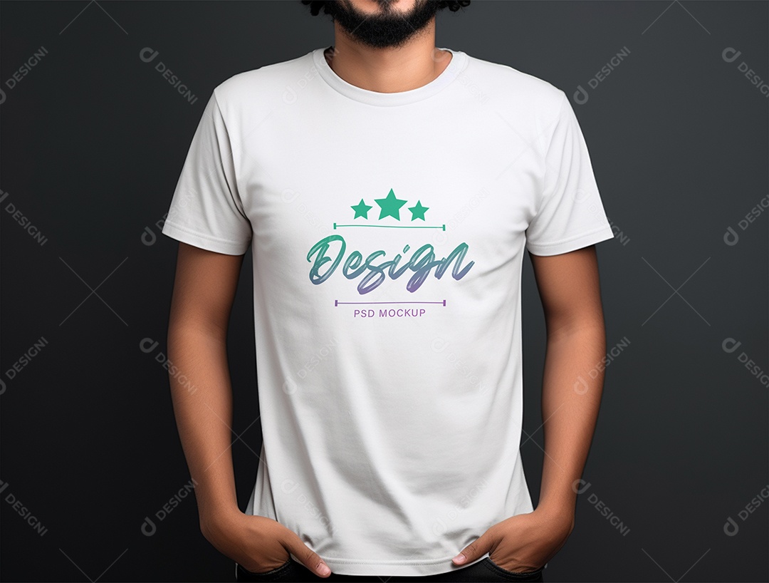 Mockup de Camiseta PSD Editável