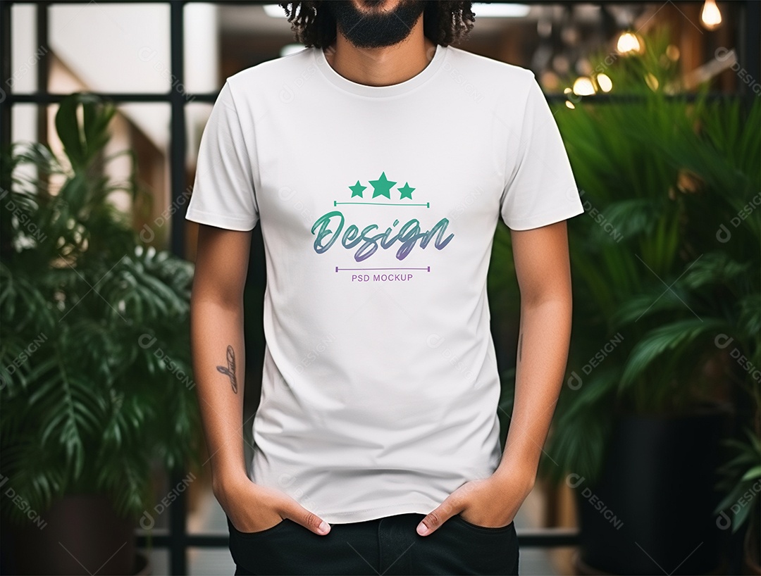 Mockup de Camiseta PSD Editável
