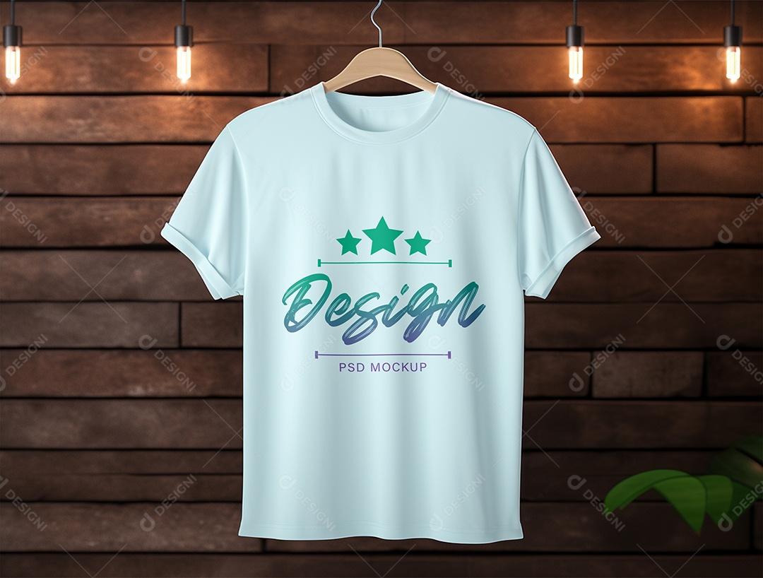 Mockup de Camiseta PSD Editável