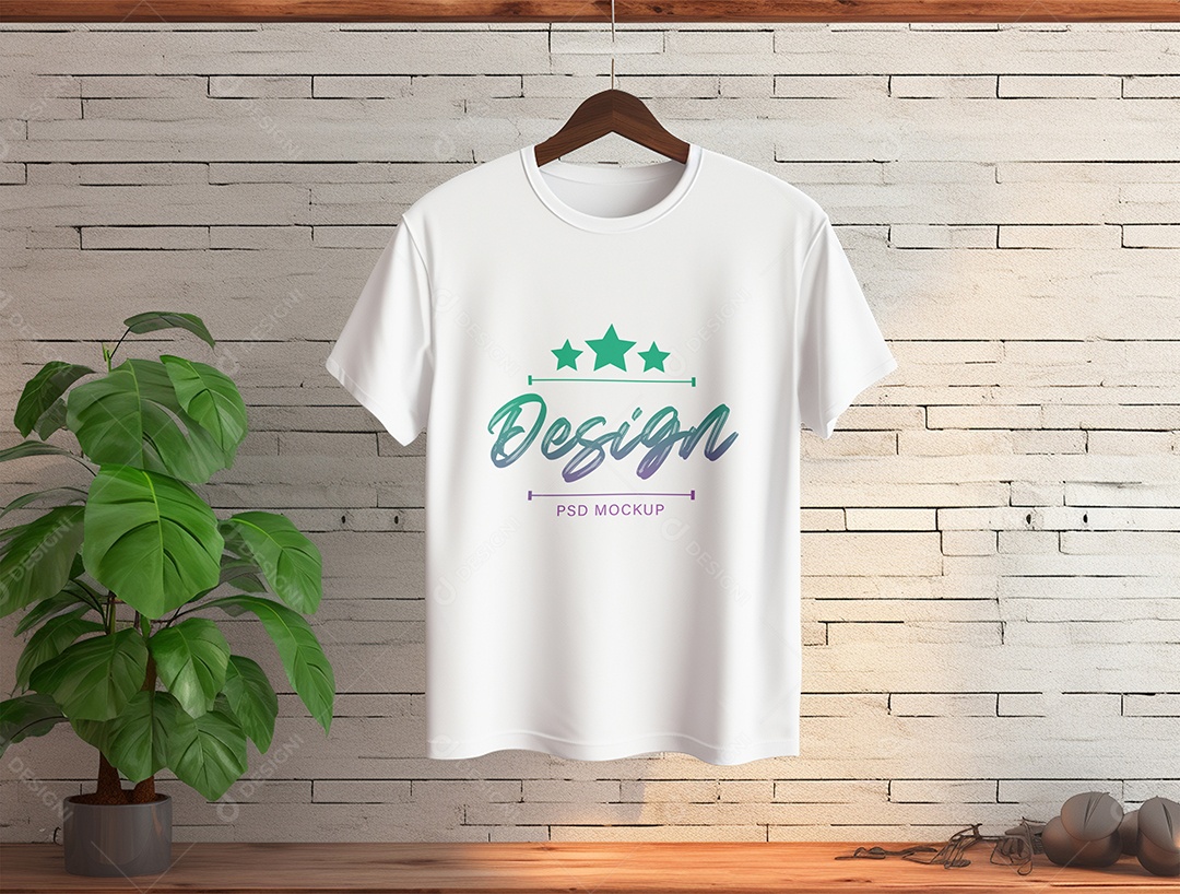 Mockup de Camiseta PSD Editável