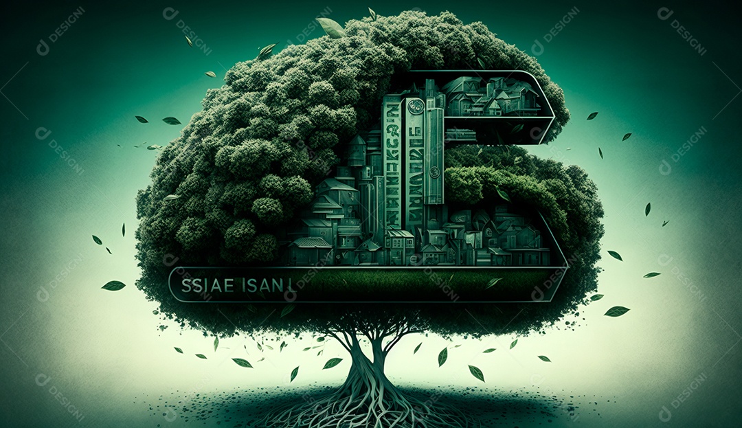 ESG energia verde indústria sustentável Meio Ambiente.