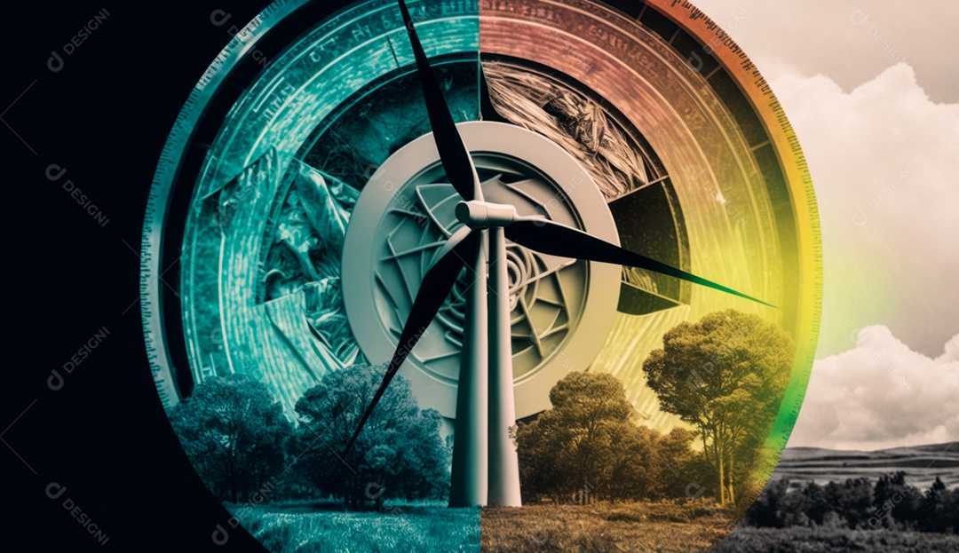 ESG energia verde indústria sustentável Meio Ambiente.