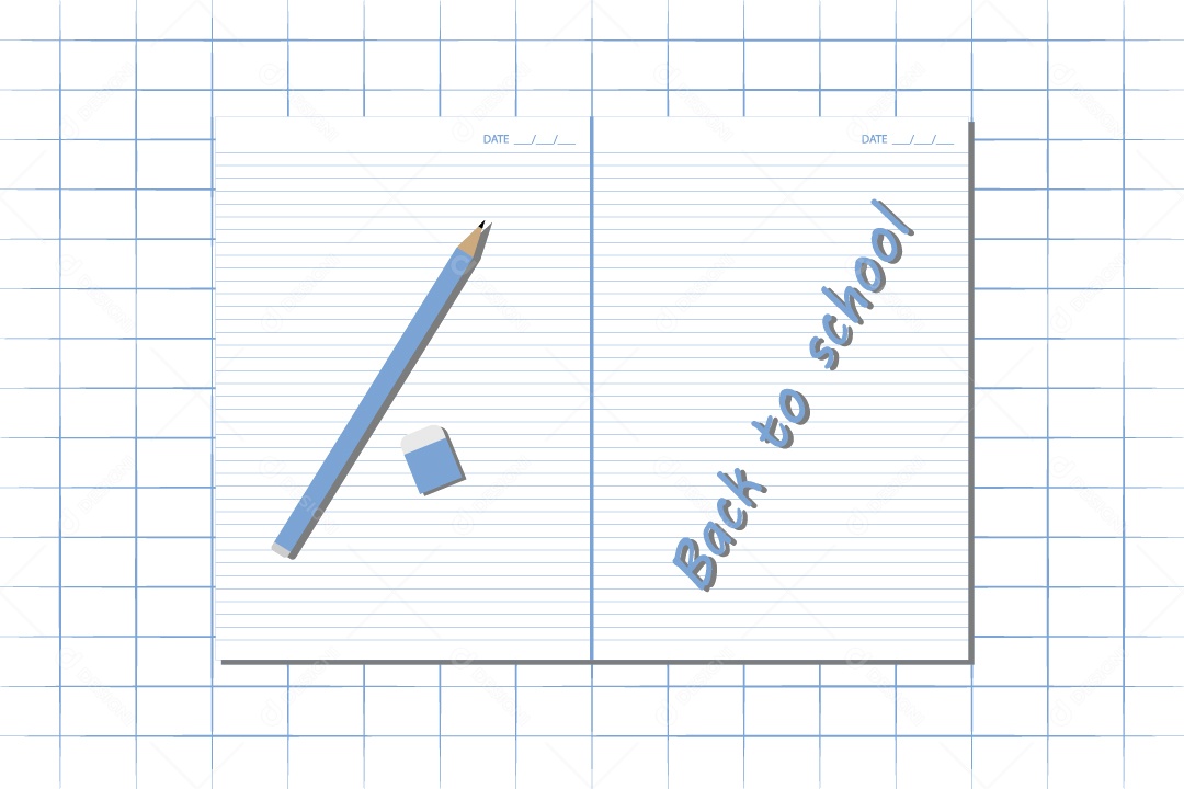 De Volta a Escola Ilustração Vetor EPS