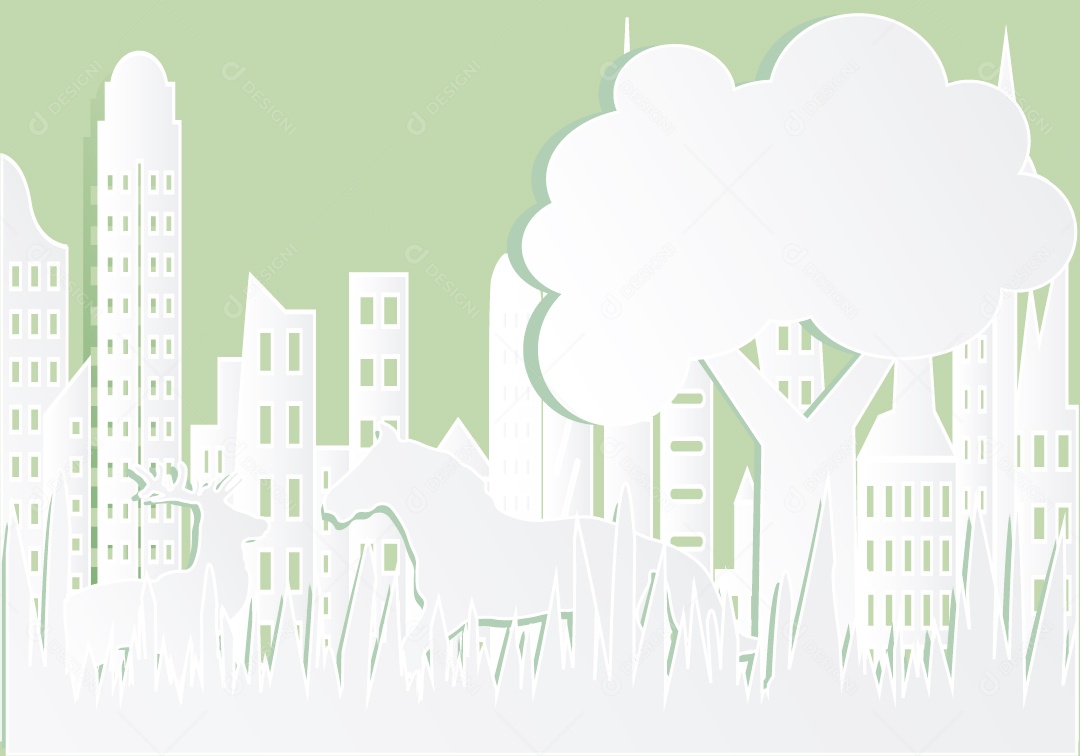 Cidade Ilustração Vetor EPS