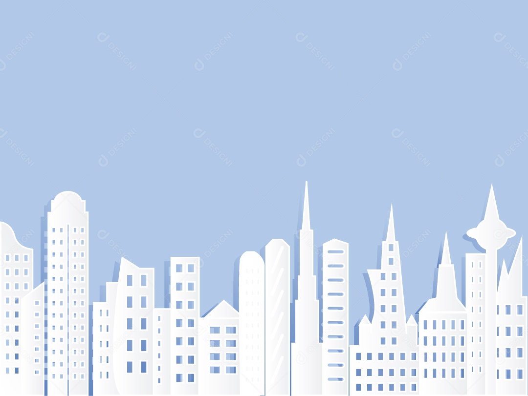 Cidade Ilustração Vetor EPS