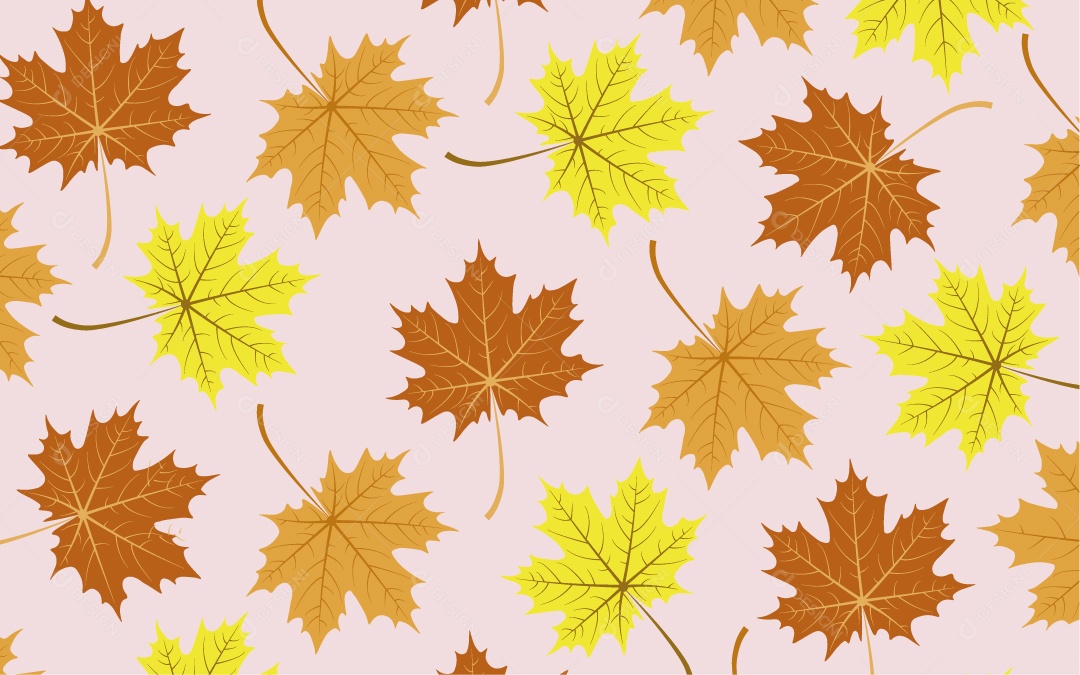 Background Outono Ilustração Vetor EPS