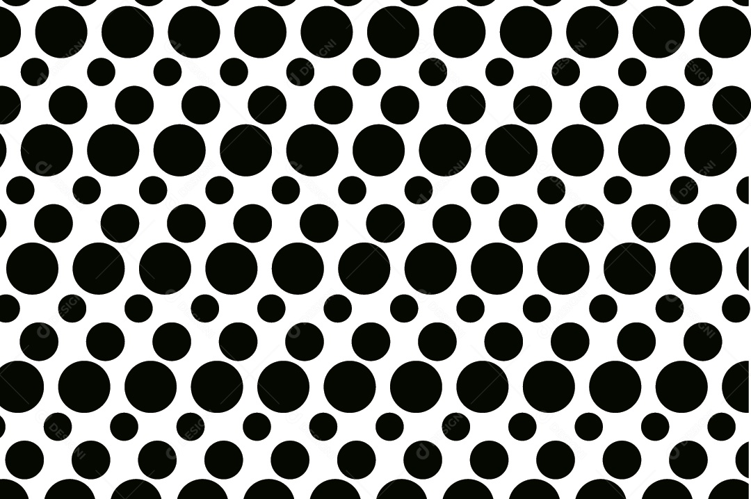 Padrão de Círculos Ilustração Vetor EPS