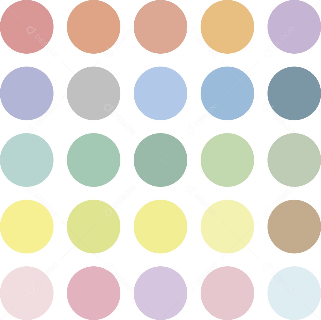 Background Círculos Coloridos Ilustração Vetor EPS