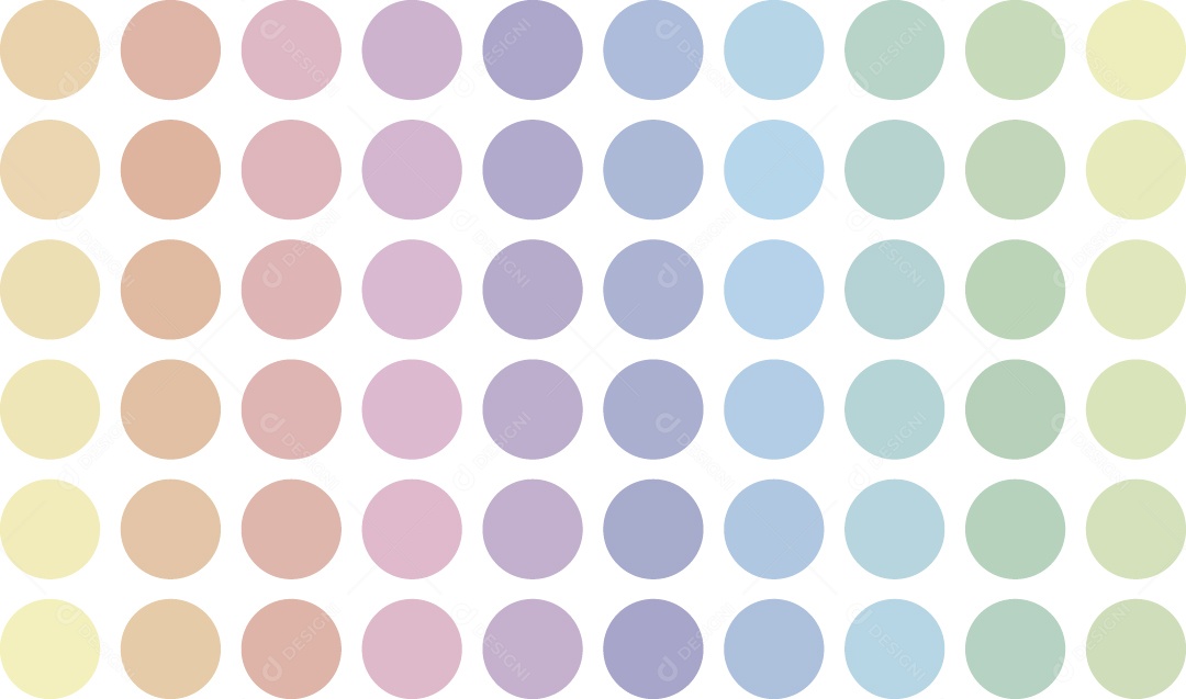 Background Círculos Coloridos Ilustração Vetor EPS