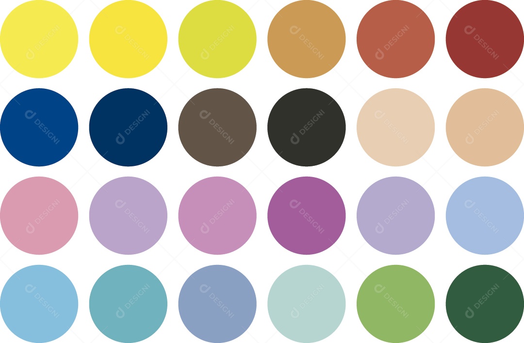 Background Círculos Coloridos Ilustração Vetor EPS