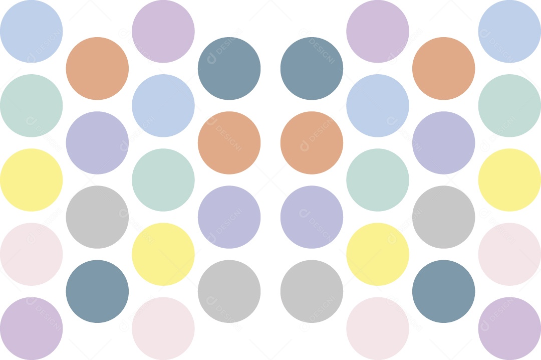 Background Círculos Coloridos Ilustração Vetor EPS