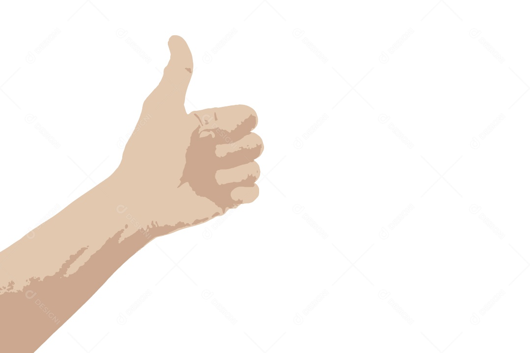 Sinal de Mãos Ilustração Vetor EPS