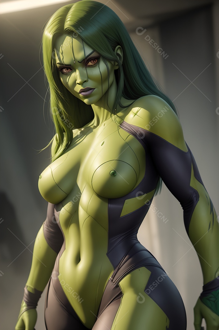 Ilustração da gamora