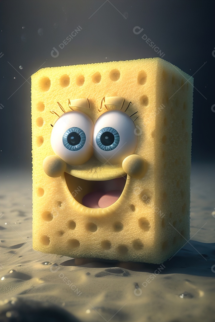 Ilustração bob esponja