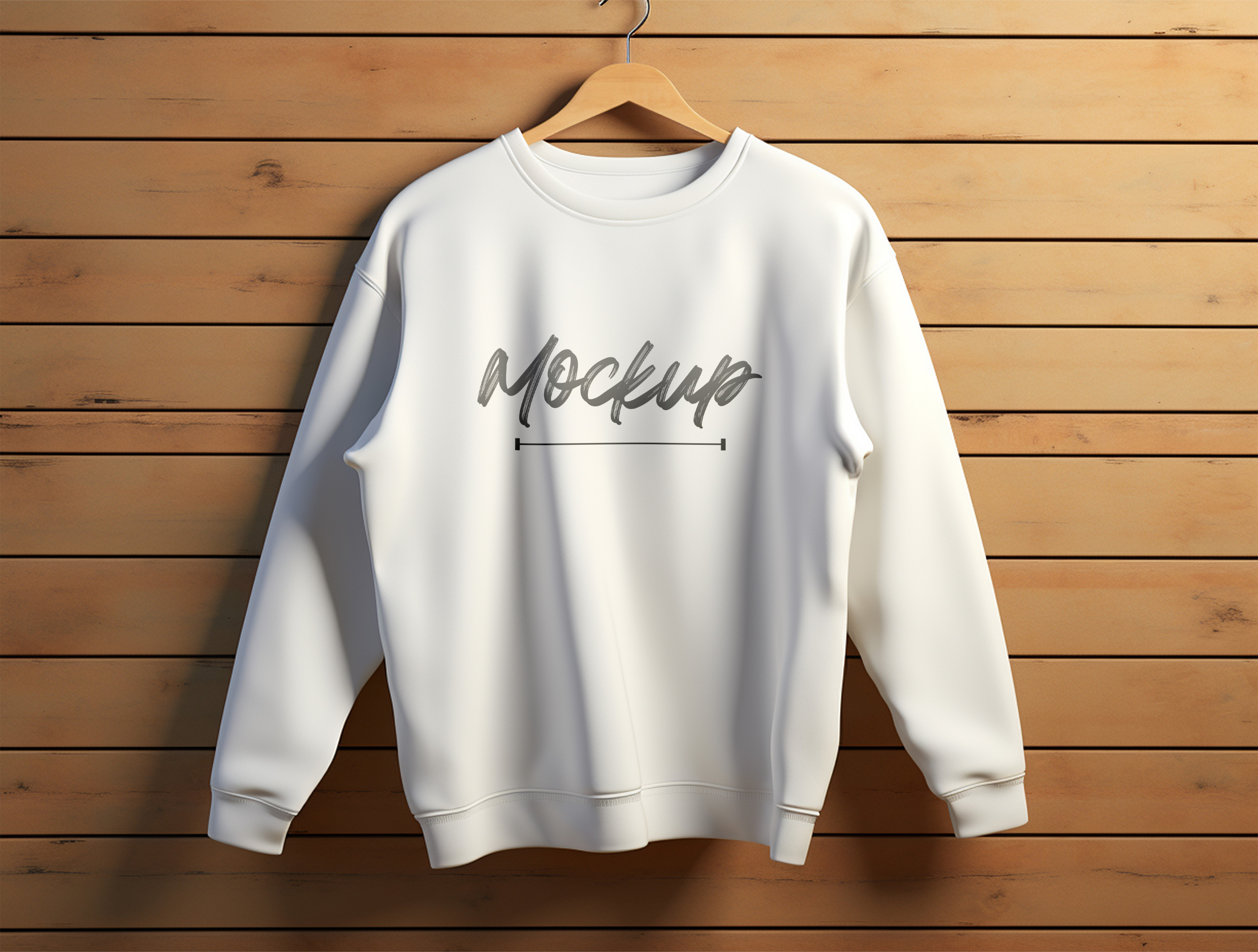 Mockup Moletom Branco PSD Editável