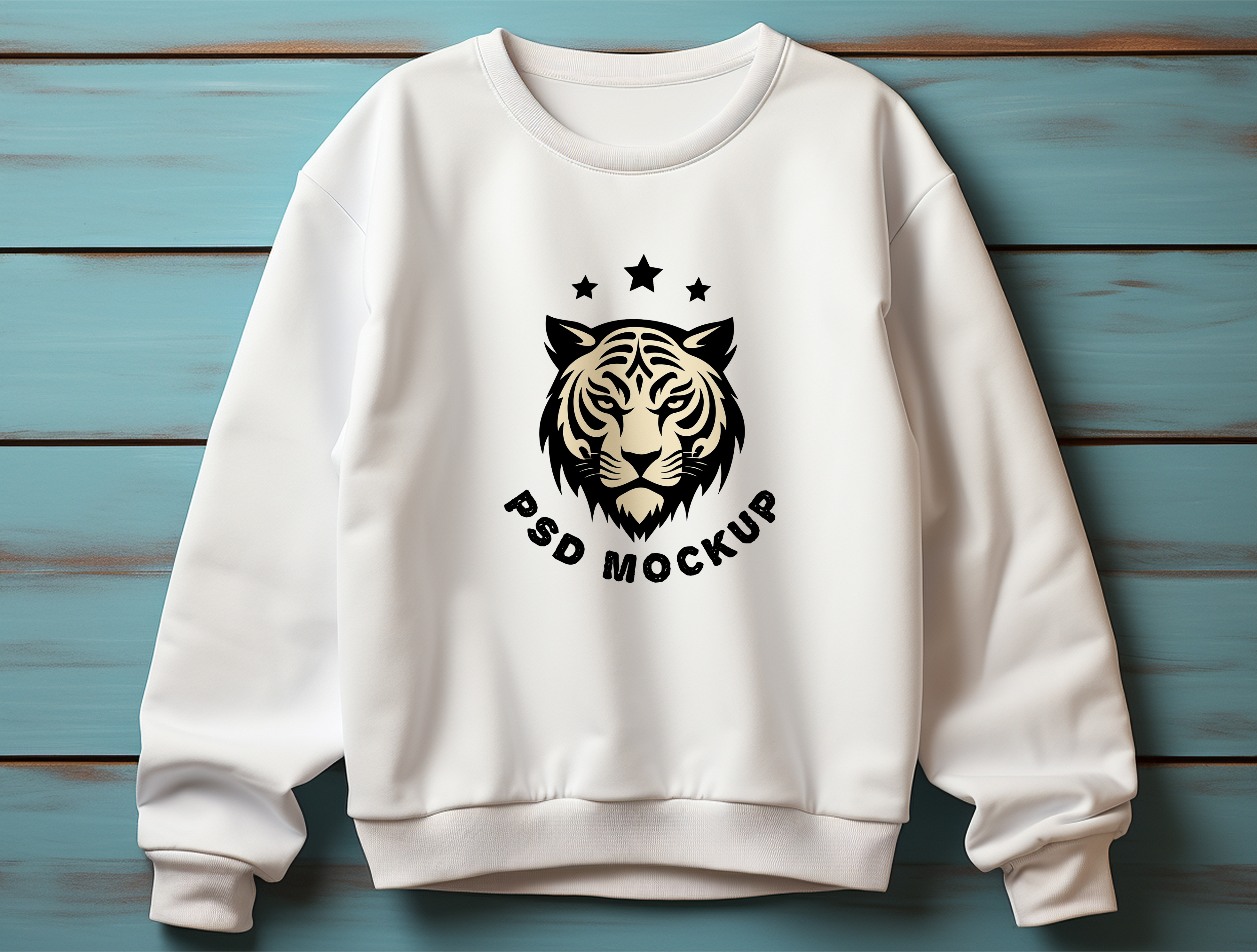 Mockup Moletom Branco PSD Editável