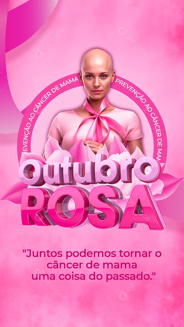 Story Outubro Rosa Social Media PSD Editável