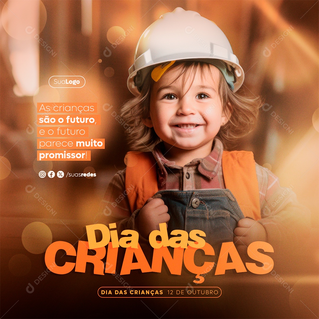 Dia das Crianças 12 de Outubro Social Media PSD Editável