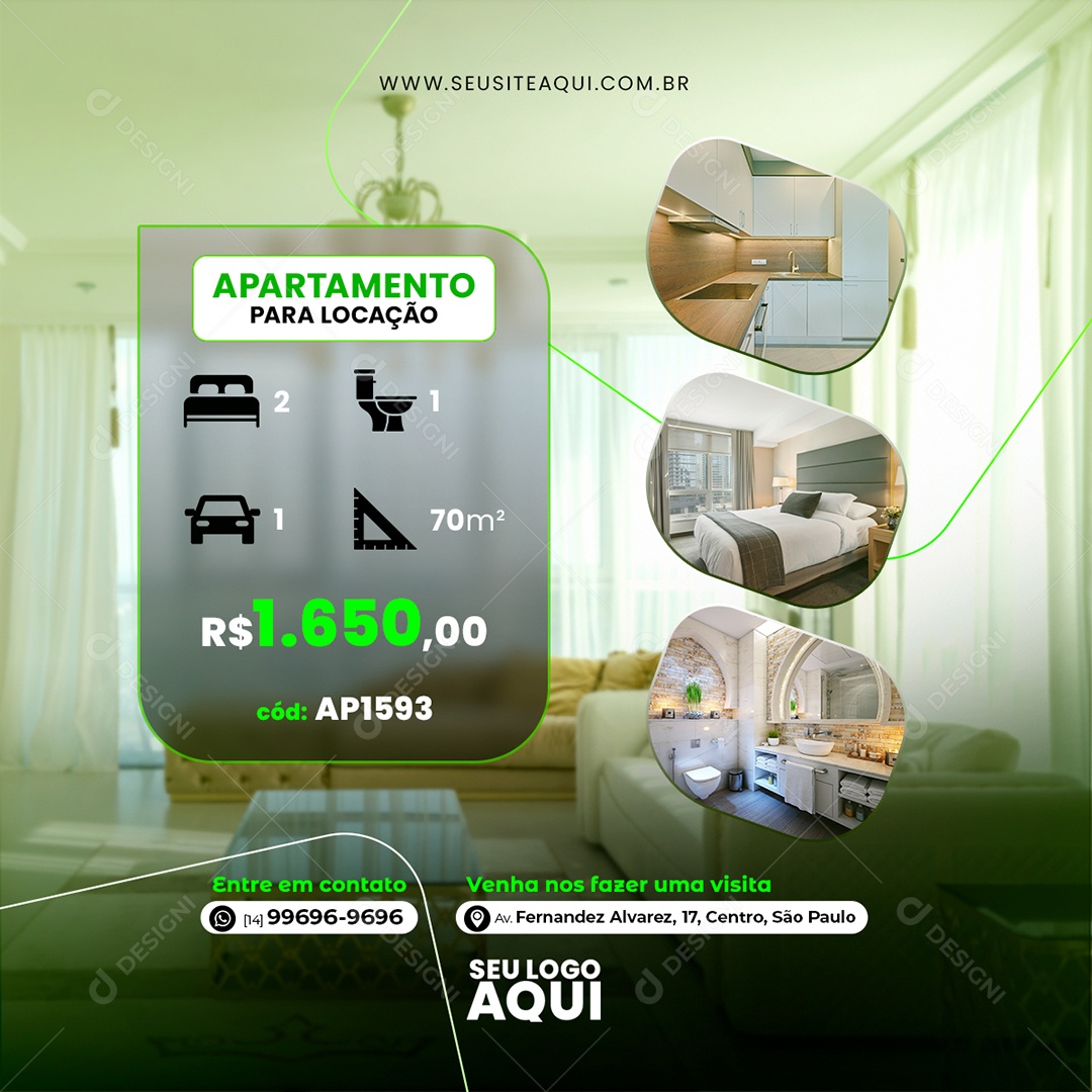 Real Estate Home for Sale Come Visit Us | Editable Social Media PSD