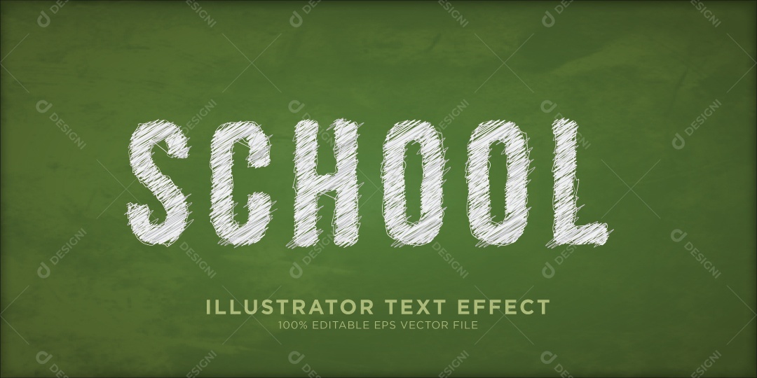 Efeito de Texto Ilustração Vetor EPS Editável