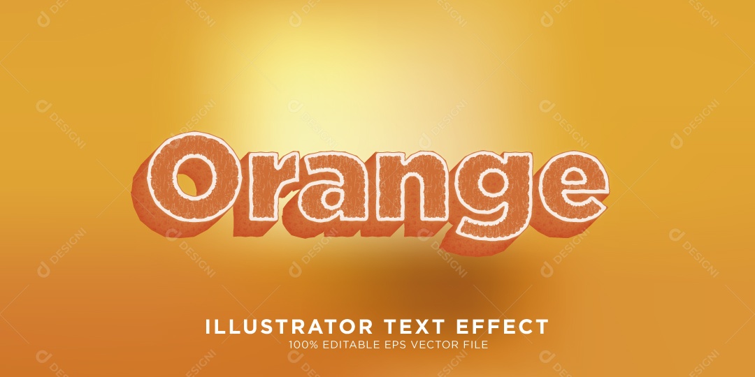 Efeito de Texto Ilustração Vetor EPS Editável